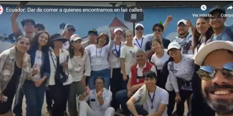 Ecuador: Dar de comer a quienes encontramos en las calles