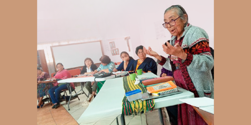 Ernestina López Bac, Maya guatemalteca, ofrenda para el mundo